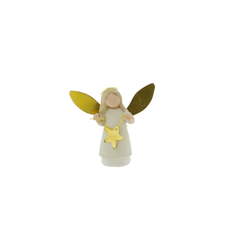 Angel Sybille M- wit & goud