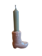 Cowboy kandelaar laars zand