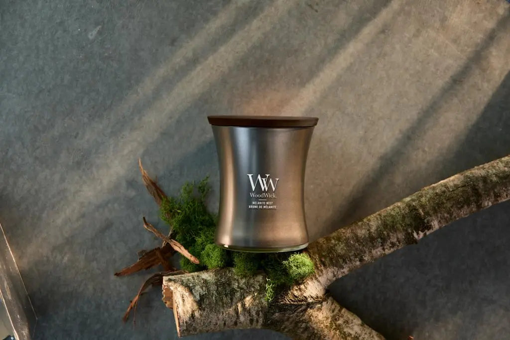 WoodWick Melanite mist gunmetal - limited edition
