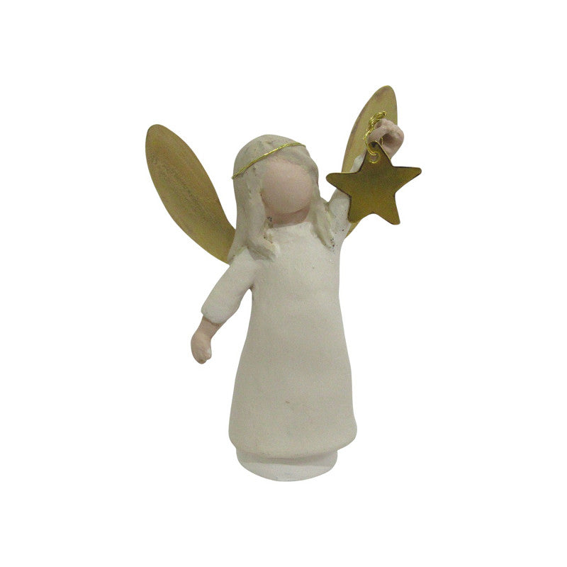 Angel Yael S - wit & goud